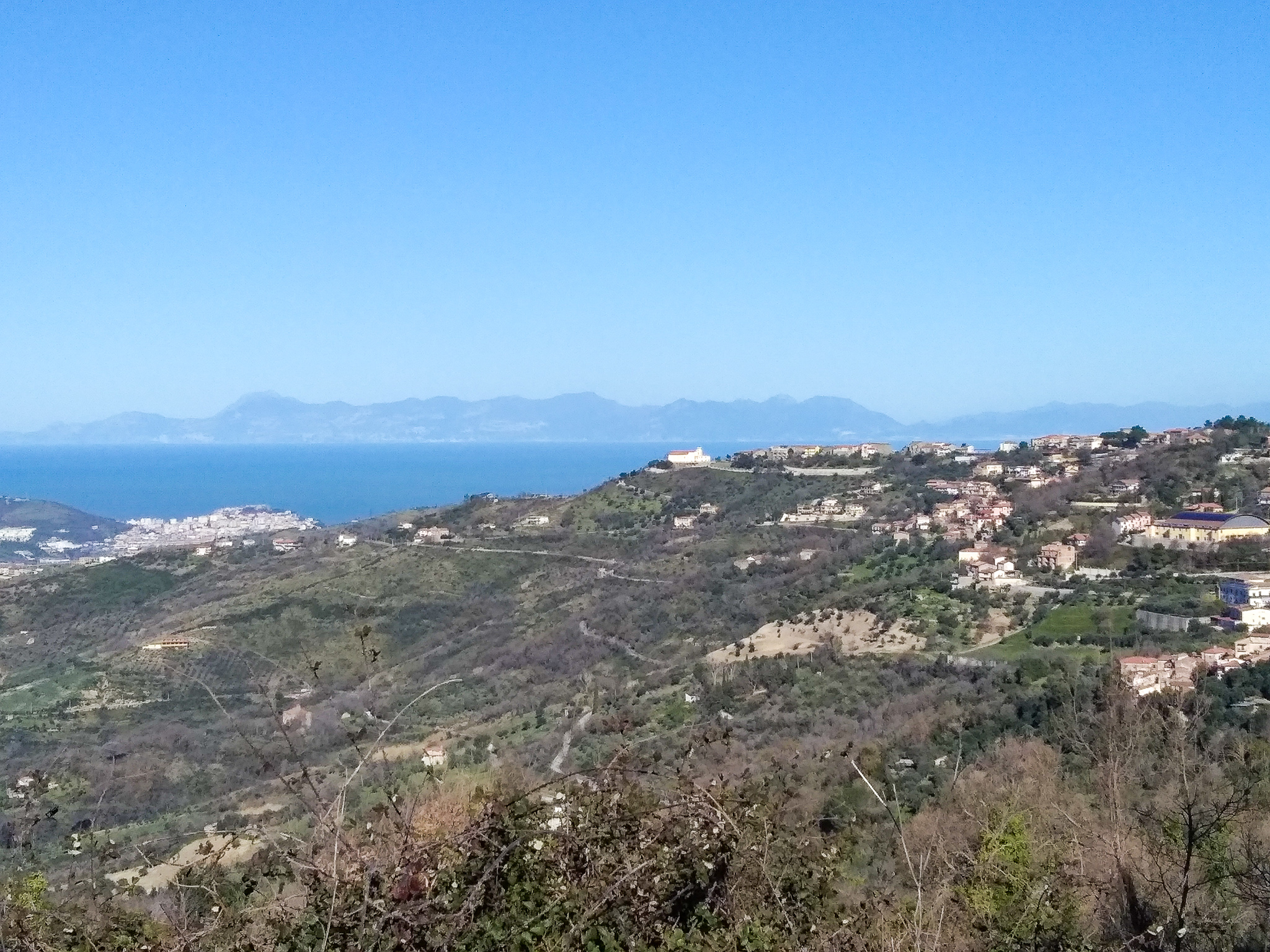 gulf of Amalfi and hillside villages